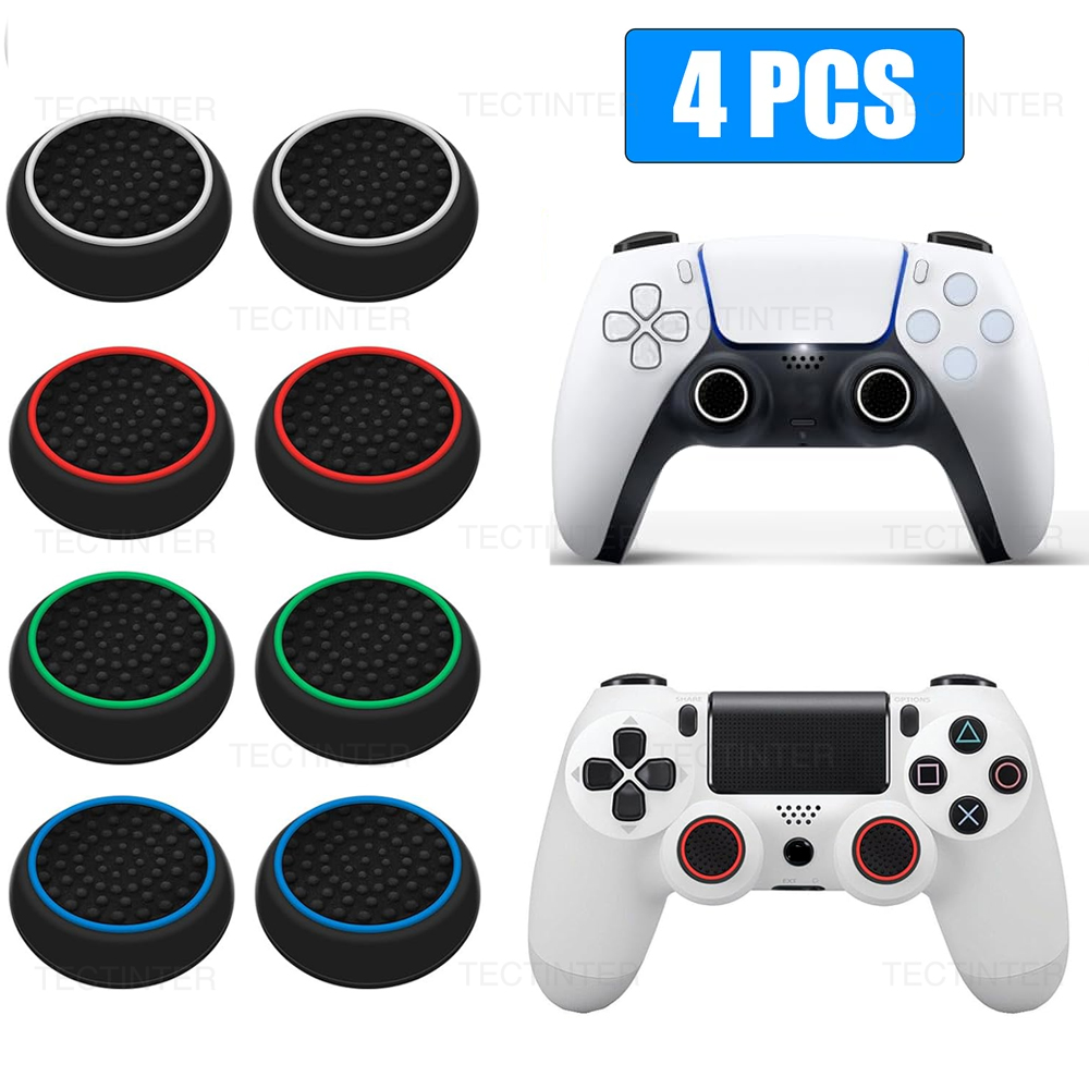 Gaming Console Joystick - PS5/PS4/PS3/스위치 2용 실리콘 아날로그 썸스틱 그립