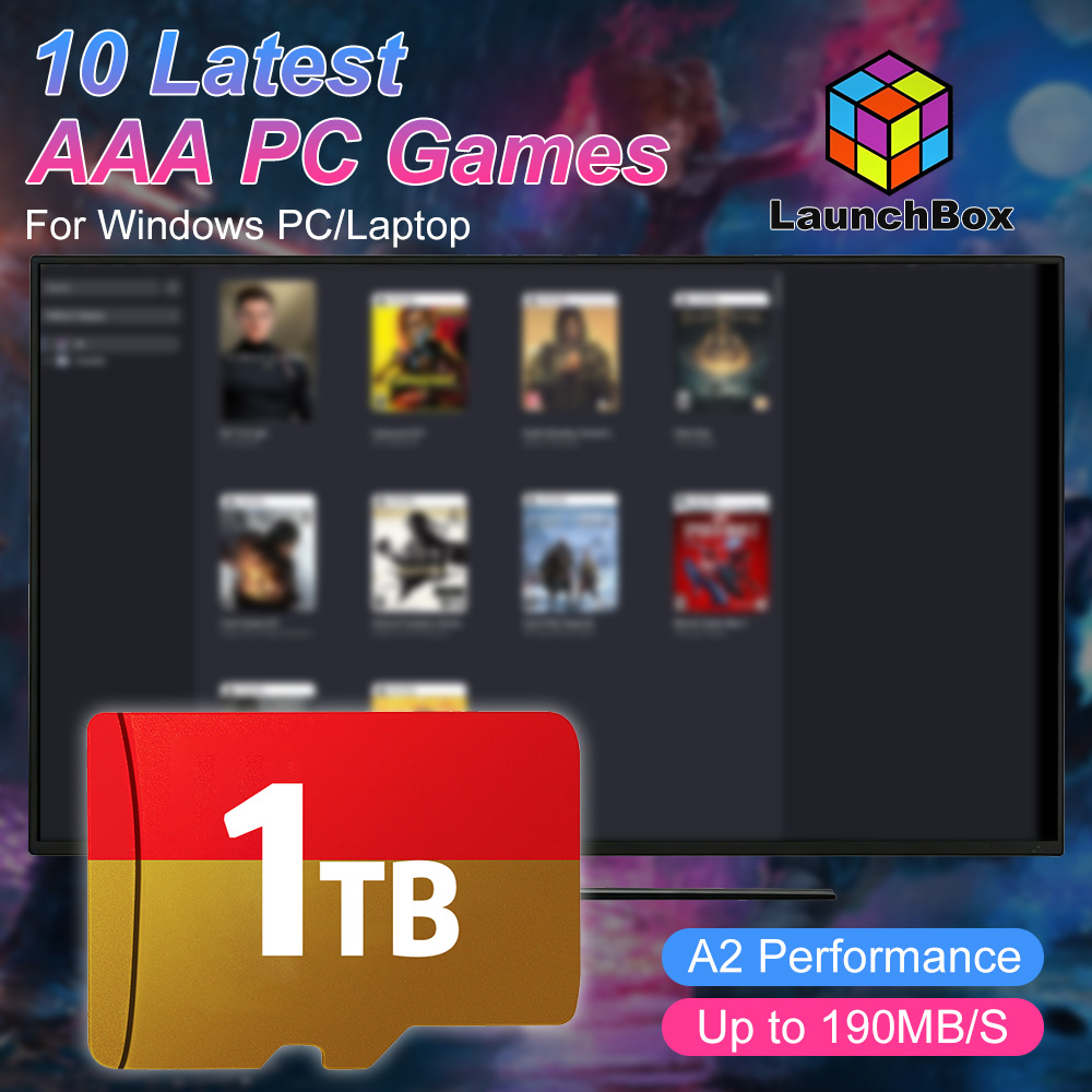 Laptop Gaming Console - JMachen 1TB 게임 TF 카드, 최신