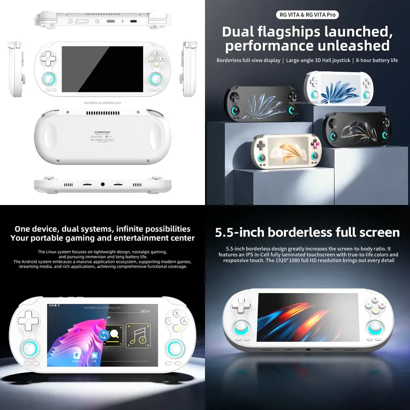 Gaming Console In - 【CHIMU HOME】 5.5인치 터치스크린 휴대용 게임