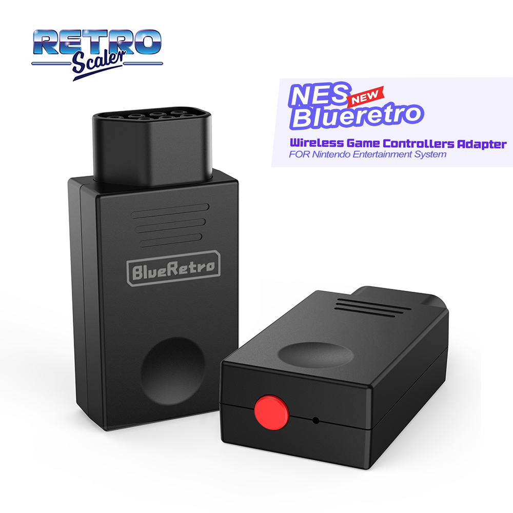 Gaming Console Joystick - 레트로스케일러 블루레트로 무선 컨트롤러 어댑터 NES