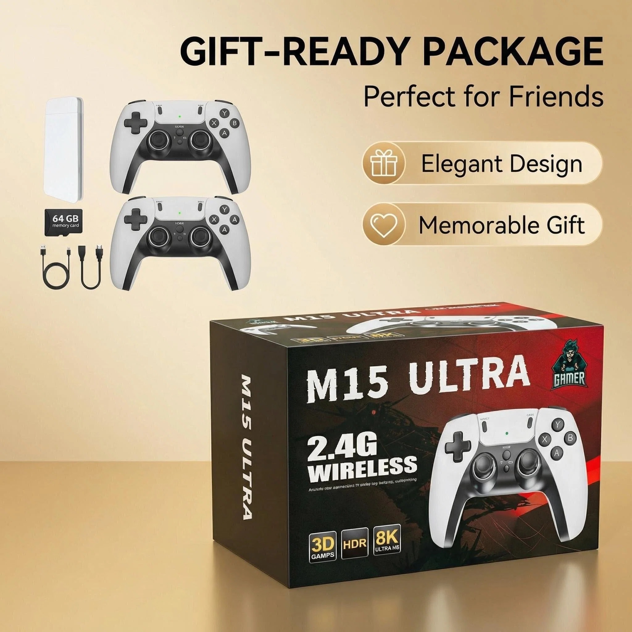 | M15 Ultra 2.4G 무선 게임 스틱 HDMI - Gaming Console Stick 리뷰 및 가격