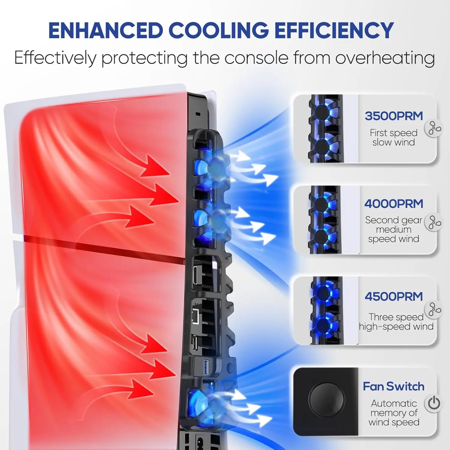 USB 3.0 인터페이스를 지원하는 PS5 슬림 디스크 - Console Cooling Fan 리뷰 및 가격