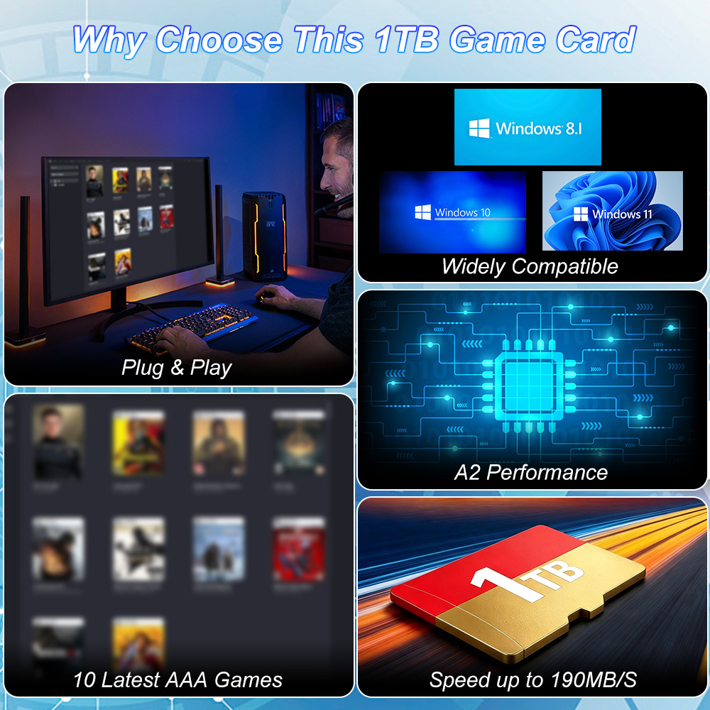 JMachen 1TB 게임 TF 카드, 최신 AAA P - Laptop Gaming Console 리뷰 및 가격