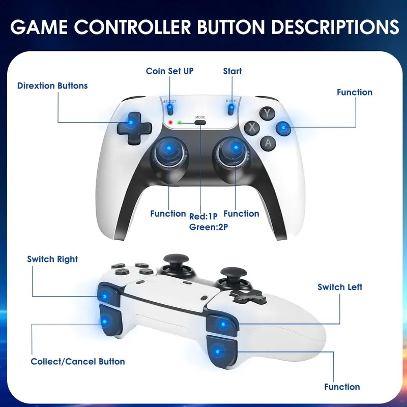 M15 레트로 비디오 게임 스틱 2.4G 무선 듀얼 컨 - Gaming Console Stick 리뷰 및 가격