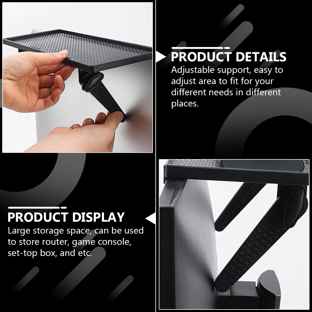 펀치 프리 ABS TV 모니터 마운트 정리 선반 - 라 - Gaming Console In 리뷰 및 가격