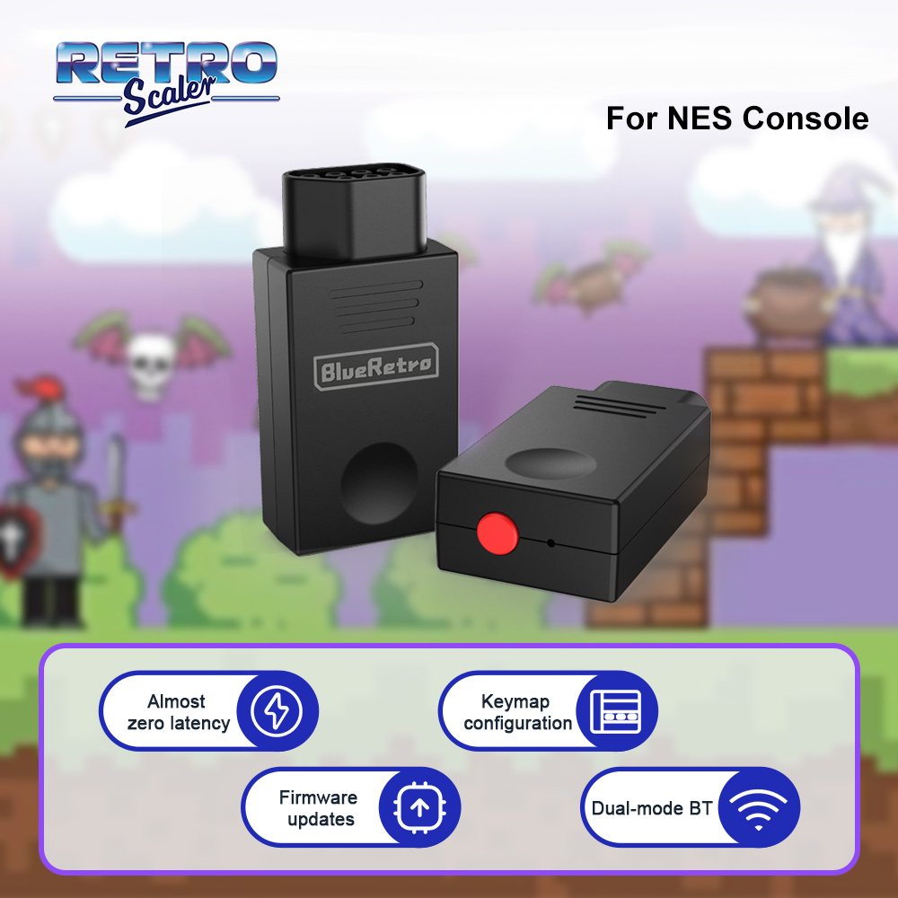레트로스케일러 블루레트로 무선 컨트롤러 어댑터 NES  - Gaming Console Joystick 리뷰 및 가격