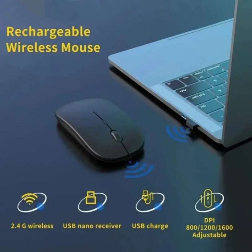 충전식 무선 게이밍 마우스 휴대용 인체공학적 조용하고  - Gaming Console For Ipad 리뷰 및 가격