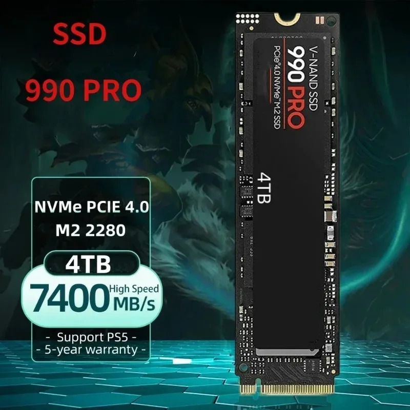 정품 990 PRO NVMe M.2 2280 SSD 5 - Laptop Gaming Console 리뷰 및 가격