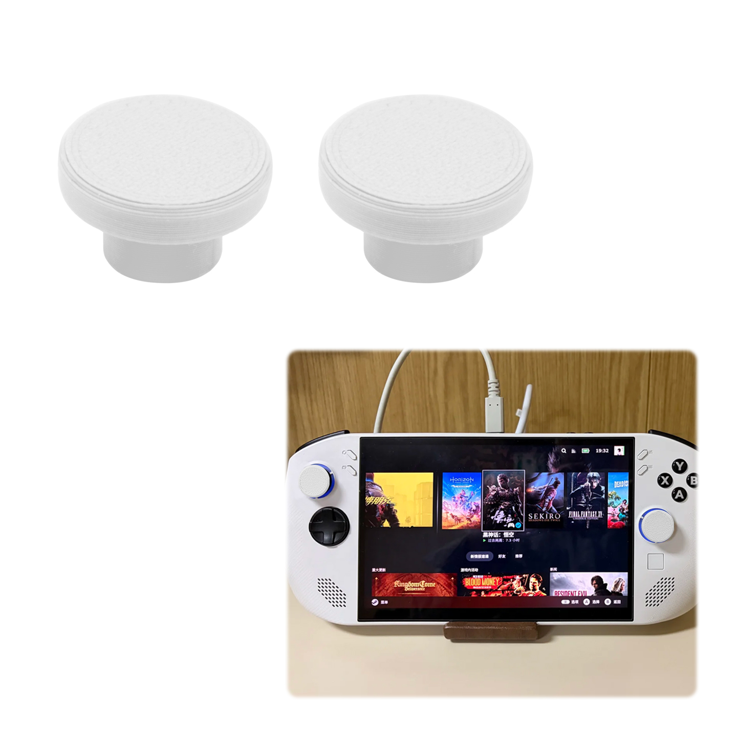 Legion Go S 게임 콘솔용 실리콘 조이스틱 캡, - Gaming Console Stick 리뷰 및 가격