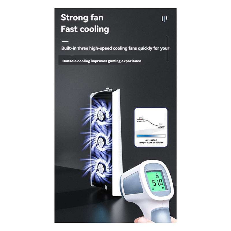 A23F-PS5 냉각 팬용 조용한 쿨러 팬 LED 라이 - Console Cooling Fan 리뷰 및 가격